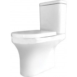 GLORIA ANGELA ΛΕΚΑΝΗ RIMLESS 62x36x43 ΜΕ ΚΑΛΥΜΜΑ SOFT CLOSE 17-8837 ΚΑΙ ΚΑΖΑΝΑΚΙ 17-8834 (17-8837 17-8834)