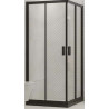 ΚΑΜΠΙΝΑ ΜΠΑΝΙΟΥ GLORIA AMERICA NERA ΓΩΝΙΑΚΗ 80 x 80 x 185h 38-5480