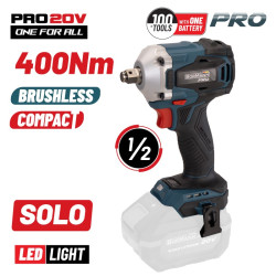 BORMANN Pro BBP5123 ΜΠΟΥΛΟΝΟΚΛΕΙΔΟ COMPACT BRUSHLESS ΜΠΑΤΑΡΙΑΣ 20V Li-Ion, 400Nm, SOLO (070474)