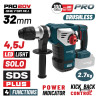 BORMANN Pro BBP5335 ΠΝΕΥΜΑΤΙΚΟ ΣΚΑΠΤΙΚΟ ΜΠΑΤΑΡΙΑΣ SDS-PLUS Brushless 20V, 4.5J SOLO (083474)