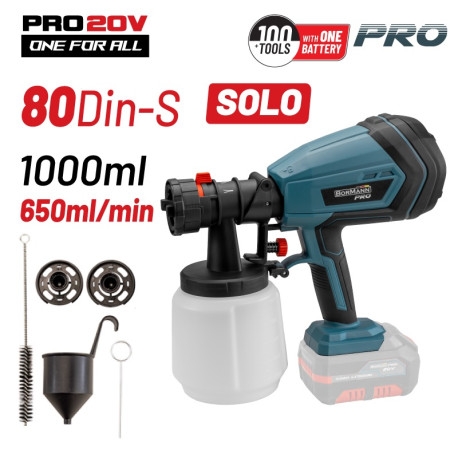 BORMANN Pro BBP3620 ΠΙΣΤΟΛΙ ΒΑΦΗΣ ΜΠΑΤΑΡΙΑΣ 20V,Li-Ion, SOLO (079835)