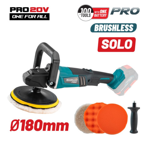 BORMANN Pro BBP5160 ΑΛΟΙΦΑΔΟΡΟΣ ΡΥΘΜΙΖΟΜΕΝΟΣ Brushless ΜΠΑΤΑΡΙΑΣ 20V, Li-Ion, 900-2400rpm, SOLO (036333)