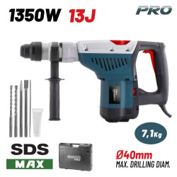 BORMANN PRO BPH7610 ΣΚΑΠΤΙΚΟ ΠΕΡΙΣΤΡΟΦΙΚΟ ΠΙΣΤΟΛΕΤΟ SDS-MAX 1350W 13J (063469)