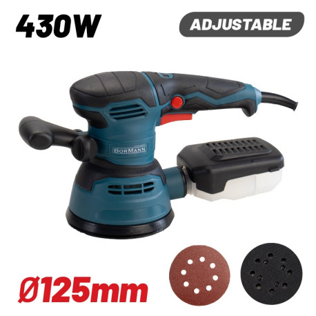 BORMANN BSS2470 ΤΡΙΒΕΙΟ ΕΚΚΕΝΤΡΟ 430W ΡΥΘΜΙΖΟΜΕΝΟ, Φ125mm (050988)