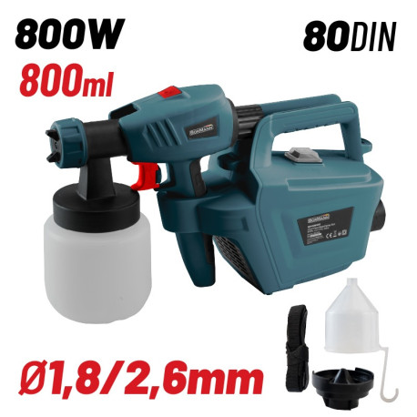 BORMANN BPG9100 ΗΛΕΚΤΡΙΚΟ ΠΙΣΤΟΛΙ ΒΑΦΗΣ HVLP 800W (042532)