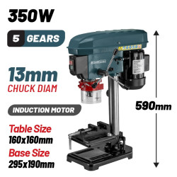 BORMANN BKD1310 ΚΟΛΩΝΑΤΟ ΔΡΑΠΑΝΟ ΠΑΓΚΟΥ ,Φ13mm, 350W , H590mm (053804)