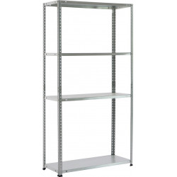 UNIMAC 610413 ΡΑΦΙΕΡΑ ΜΕΤΑΛΛΙΚΗ ΓΑΛΒΑΝΙΖΕ ΜΕ 4 ΡΑΦΙΑ (610413)