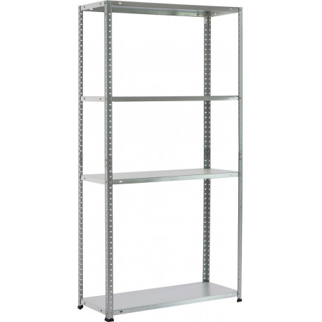 UNIMAC 610413 ΡΑΦΙΕΡΑ ΜΕΤΑΛΛΙΚΗ ΓΑΛΒΑΝΙΖΕ ΜΕ 4 ΡΑΦΙΑ (610413)