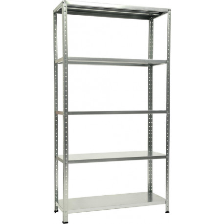 UNIMAC 610414 ΡΑΦΙΕΡΑ ΜΕΤΑΛΛΙΚΗ ΓΑΛΒΑΝΙΖΕ ΜΕ 5 ΡΑΦΙΑ (610414)