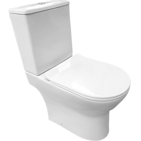 GLORIA ORIENT ΛΕΚΑΝΗ 61.5x36.5x42.5Y cm RIMLESS ΠΙΣΩ ΣΙΦΩΝΙ ΜΕ ΚΑΛΛΥΜΑ ΚΑΙ ΚΑΖΑΝΑΚΙ (77-8094 17-8093)