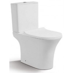 GLORIA DORA ΛΕΚΑΝΗ RIMLESS 63,5x34x41ΚΑΤΩ ΣΙΦΩΝΙ ΜΕ ΚΑΛΥΜΜΑ S/D ΚΑΙ ΚΑΖΑΝΑΚΙ (17-8638 17-7636)