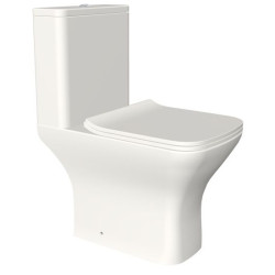 GLORIA BABINA ΛΕΚΑΝΗ RIMLESS 60x36x40 ΠΙΣΩ ΣΙΦΩΝΙ ΜΕ ΚΑΛΥΜΜΑ SOFT CLOSE ΚΑΙ ΚΑΖΑΝΑΚΙ (27-9206 27-9207)