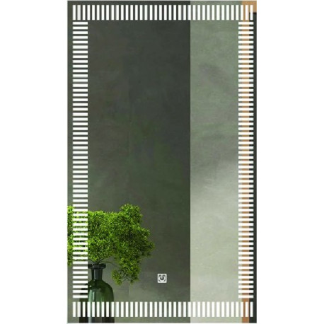 GLORIA QUATRINO ΚΑΘΡΕΠΤΗΣ LED TOUCH 40 πλάτος x 80 ύψος (67-4070)