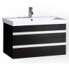 GLORIA MOSTRA UP 75 ΠΑΓΚΟΣ ΜΠΑΝΙΟΥ ΜΕ ΝΙΠΤΗΡΑ 75x46x50Y WENGE (28-7126 17-4075)