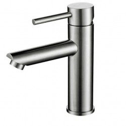 GLORIA SATINA ΜΠΑΤΑΡΙΑ ΝΙΠΤΗΡΟΣ SS304 SATINE , ΥΨΟΣ 17cm, ΠΡΟΒΟΛΗ 15cm, ΥΨΟΣ ΡΟΗΣ 9cm (20-3121)