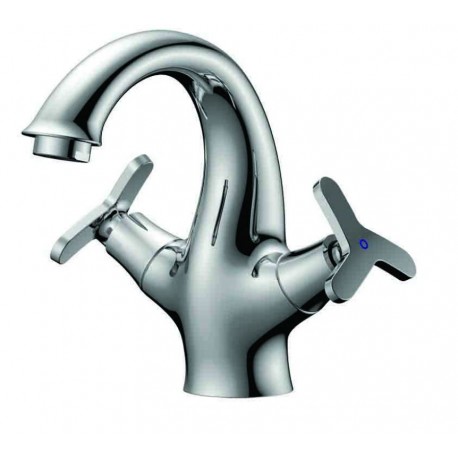 GLORIA MODERN RETRO ΜΠΑΤΑΡΙΑ ΝΙΠΤΗΡΟΣ ΠΛΗΡΗΣ, ΥΨΟΣ 16cm, ΠΡΟΒΟΛΗ 17cm, ΥΨΟΣ ΡΟΗΣ 11cm (13-1085)