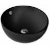 CASA CS-3003 ΝΙΠΤΉΡΑΣ ΜΠΑΝΙΟΥ Φ44x17cm ΕΠΙΤΡΑΠΈΖΙΟΣ ΕΠΙΚΑΘΉΜΕΝΟΣ ΜΑΥΡΟΣ (CS-3003)