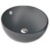 CASA CS-3005 ΝΙΠΤΉΡΑΣ ΜΠΑΝΙΟΥ Φ44x17cm ΕΠΙΤΡΑΠΈΖΙΟΣ ΕΠΙΚΑΘΉΜΕΝΟΣ ΓΚΡΙ (CS-3005)