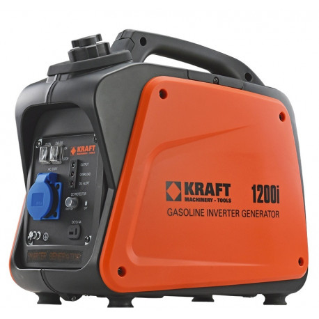 KRAFT 1200i ΓΕΝΝΗΤΡΙΑ ΒΕΝΖΙΝΗΣ ΧΑΜΗΛΟΥ ΘΟΡΥΒΟΥ INVERTER 1000W 230V (63768)