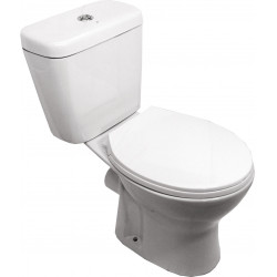 GLORIA RIMCO RIMLESS ΛΕΚΑΝΗ ΧΑΜΗΛΗΣ ΠΙΕΣΗΣ 62,5x35x73,5 h cm ΠΙΣΩ ΣΙΦΩΝΙ ΜΕ ΚΑΖΑΝΑΚΙ ΚΑΙ ΚΑΛΥΜΜΑ (17-9004 17-9014)