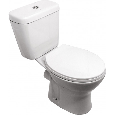 GLORIA RIMCO RIMLESS ΛΕΚΑΝΗ ΧΑΜΗΛΗΣ ΠΙΕΣΗΣ 62,5x35x73,5 h cm ΠΙΣΩ ΣΙΦΩΝΙ ΜΕ ΚΑΖΑΝΑΚΙ ΚΑΙ ΚΑΛΥΜΜΑ (17-9004 17-9014)